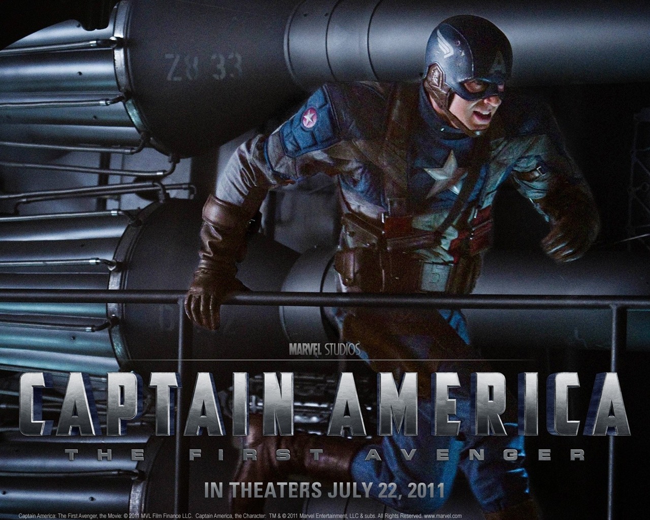 Kapitán Amerika: První Avenger HD tapety na plochu #20 - 1280x1024