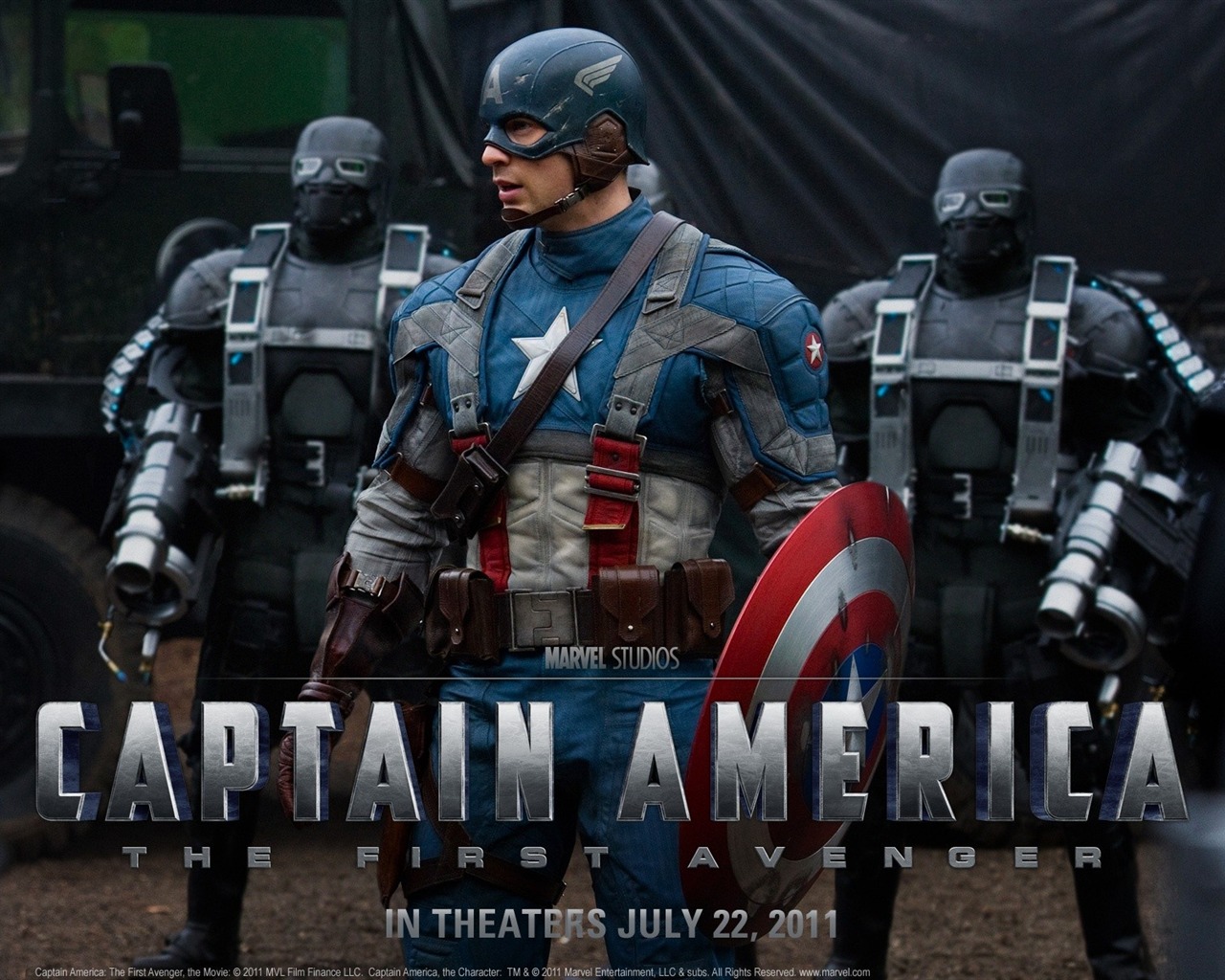 Kapitán Amerika: První Avenger HD tapety na plochu #21 - 1280x1024