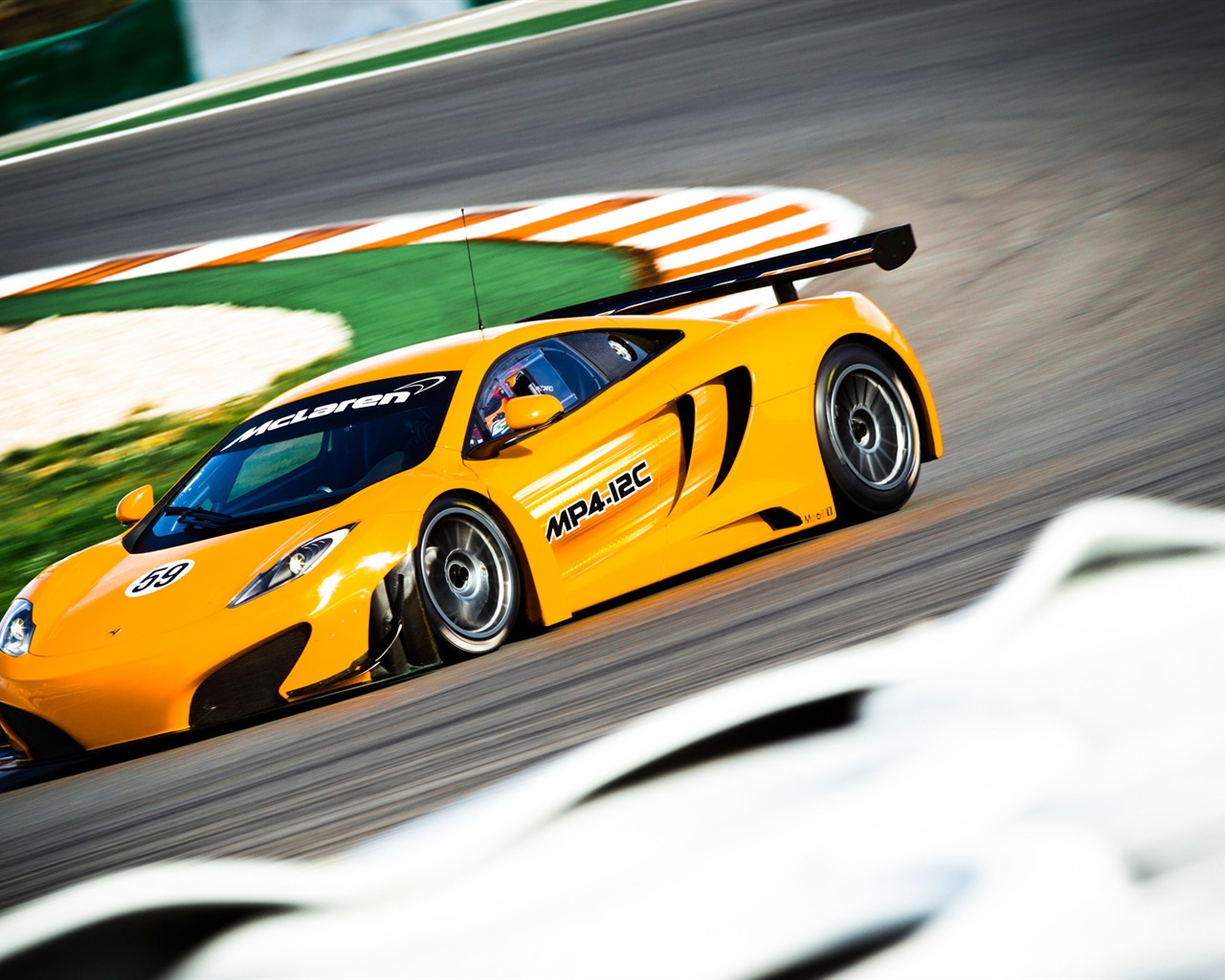 맥라렌 MP4 - 12C GT3 - 2011의 HD 배경 화면 #13 - 1280x1024