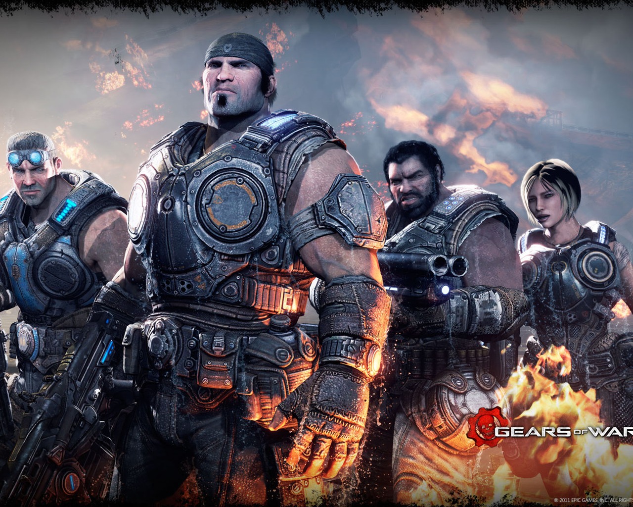 Gears of War 3 戰爭機器3 高清壁紙 #15 - 1280x1024