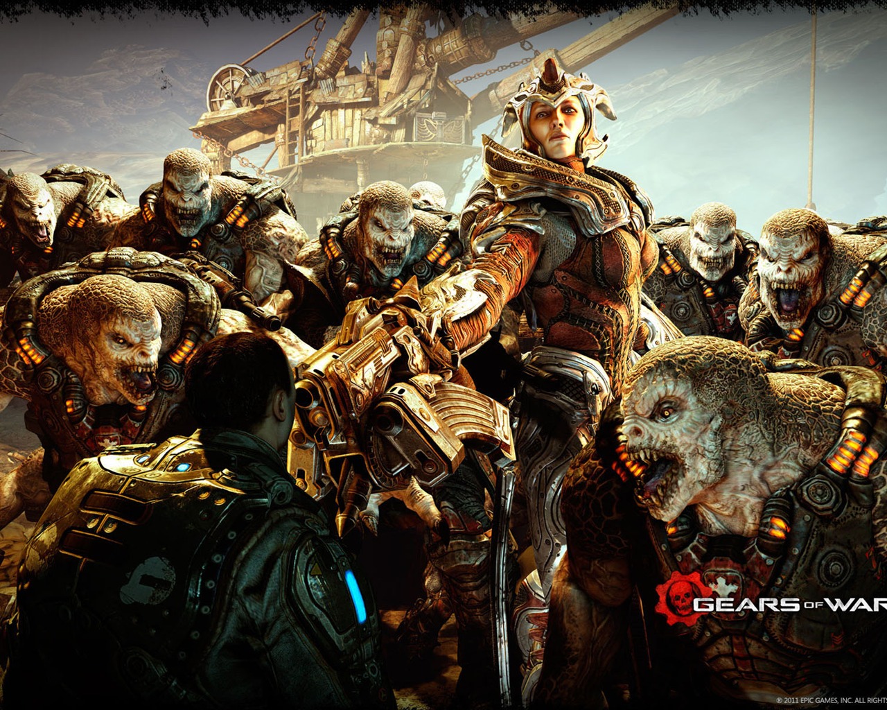 Gears of War 3 戰爭機器3 高清壁紙 #18 - 1280x1024