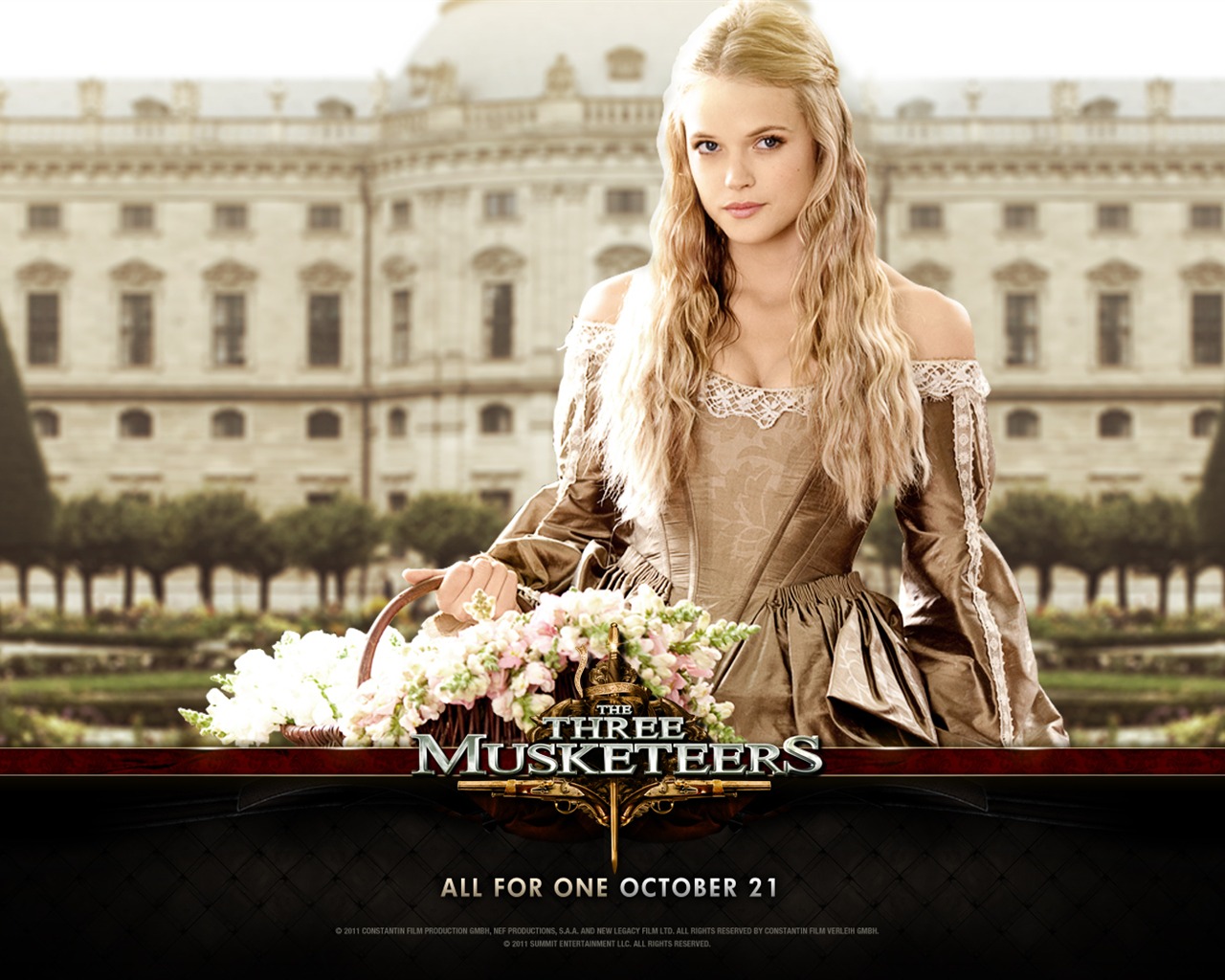 2011 Tři mušketýři tapety #3 - 1280x1024