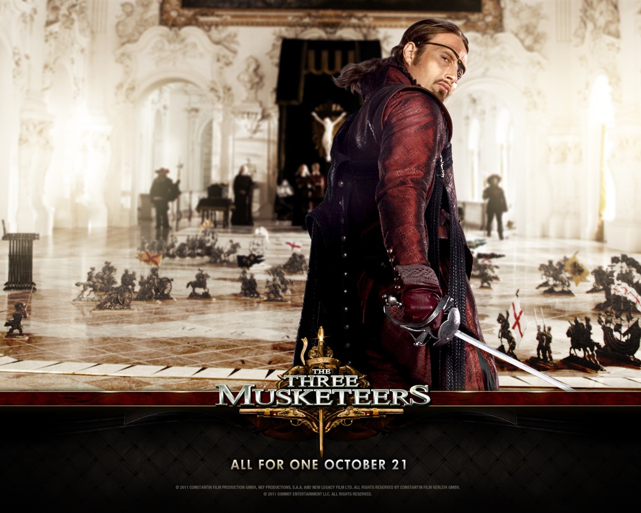 2011 The Three Musketeers 2011 三個火槍手壁紙專輯 #9 - 1280x1024