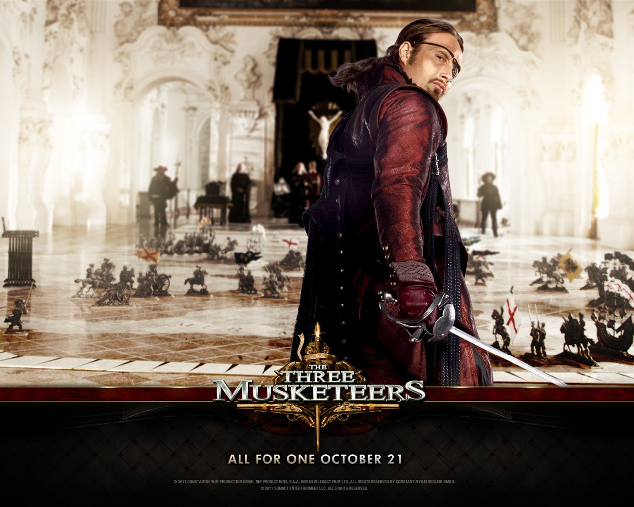 2011 The Three Musketeers 2011 三个火枪手 壁纸专辑9 - 1280x1024