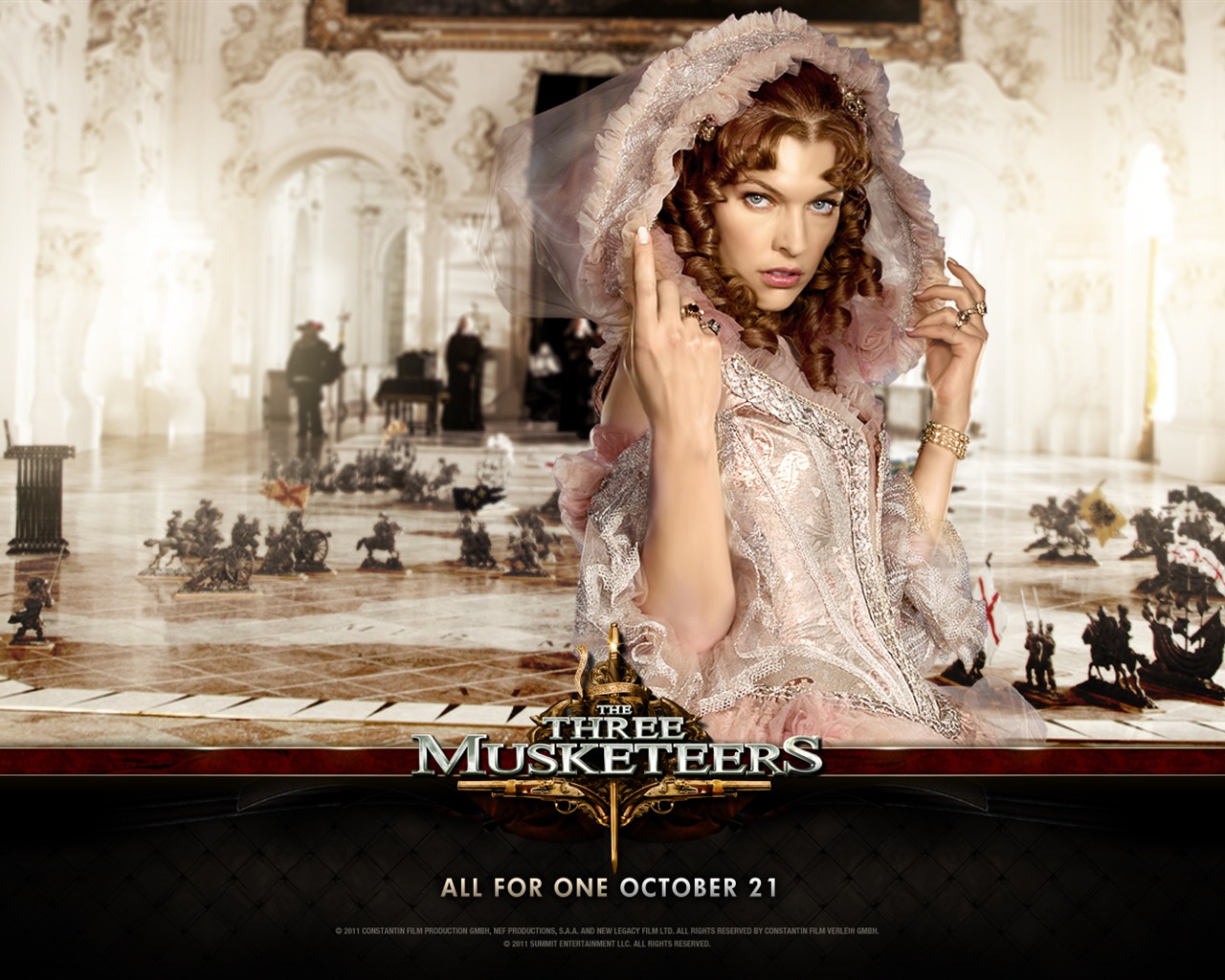 2011 Tři mušketýři tapety #11 - 1280x1024