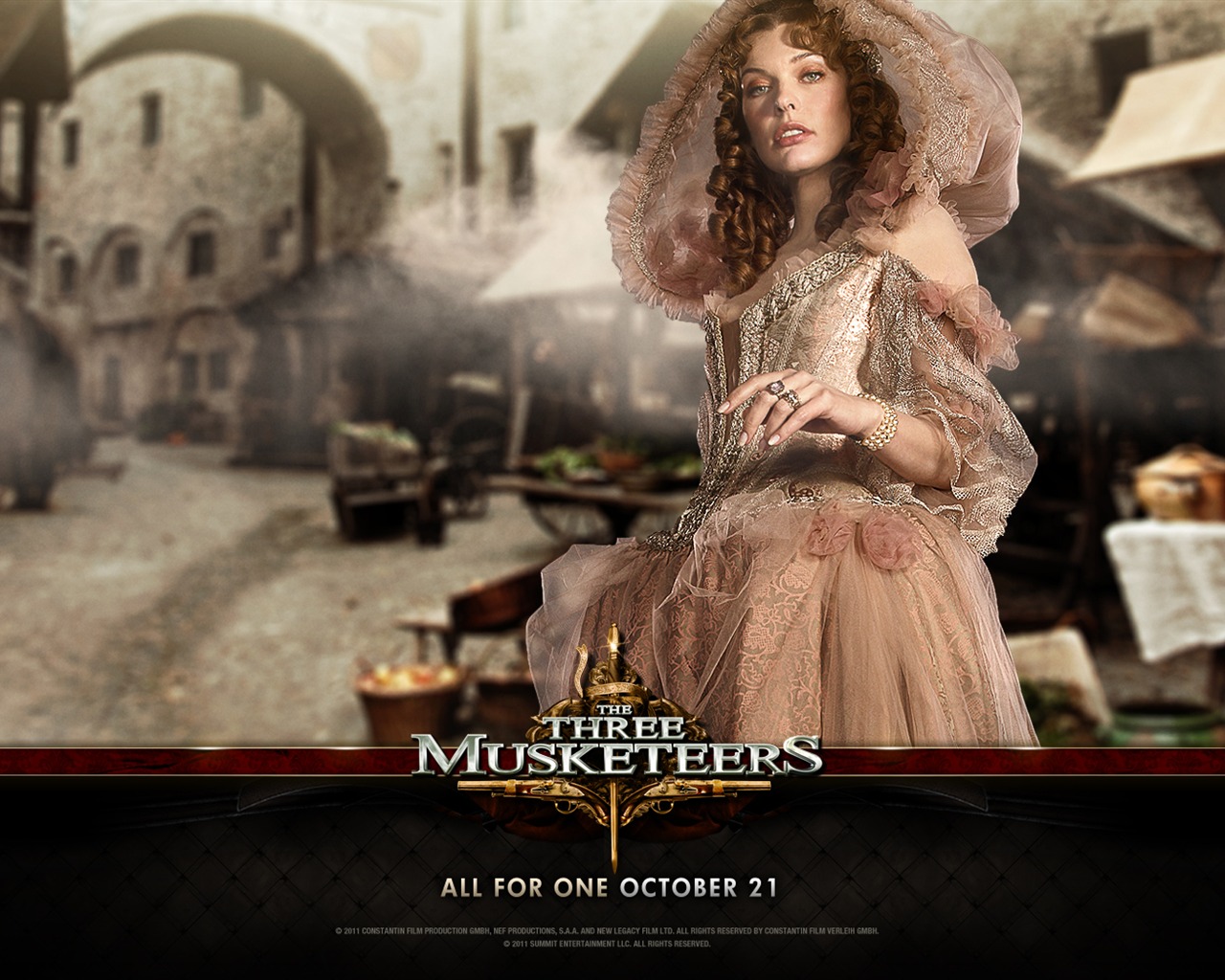 2011 Tři mušketýři tapety #12 - 1280x1024