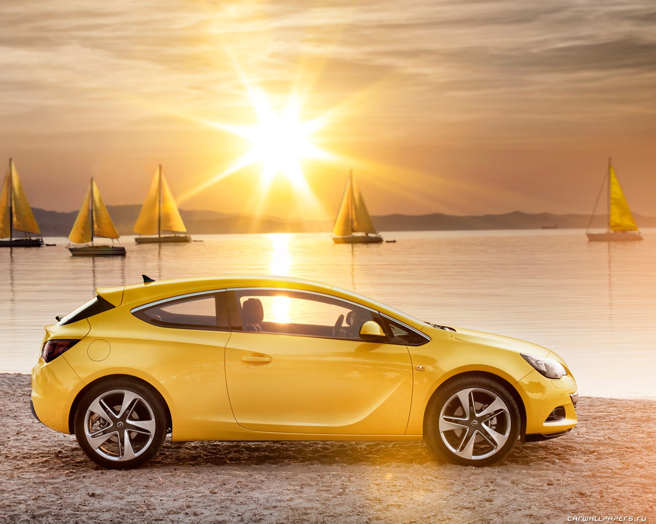 Opel Astra GTC - 2011의 HD 배경 화면 #11 - 1280x1024