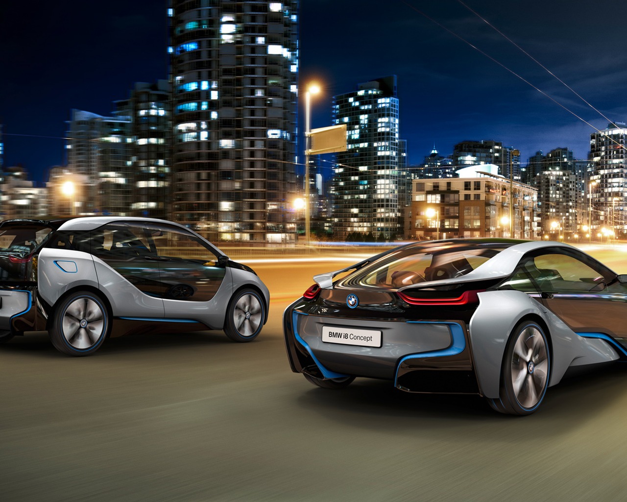 BMW i8 Concept - 2011 宝马17 - 1280x1024