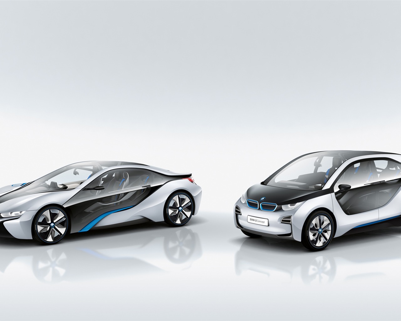 BMW i8 개념 - 2011의 HD 배경 화면 #28 - 1280x1024