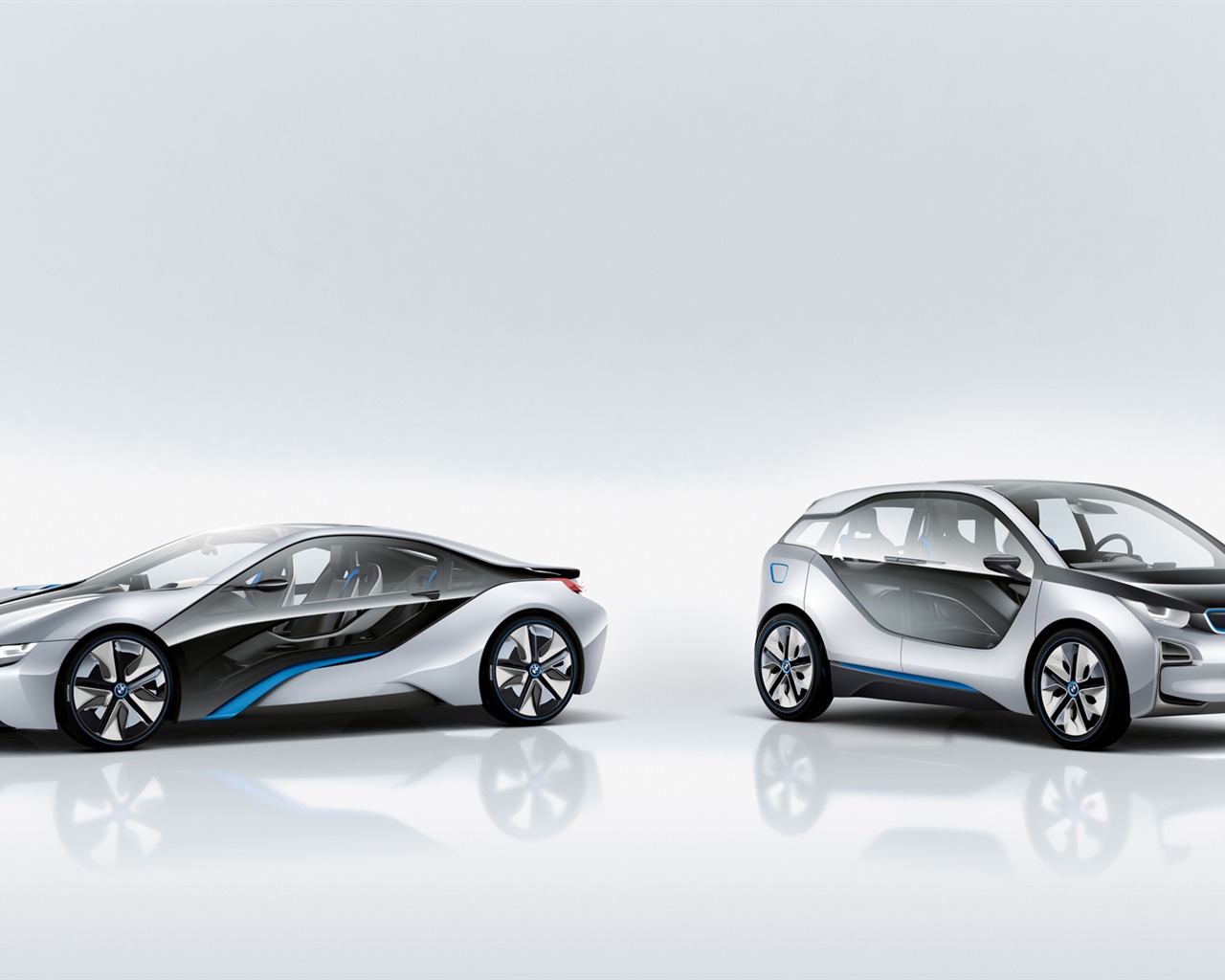 BMW i8 개념 - 2011의 HD 배경 화면 #29 - 1280x1024