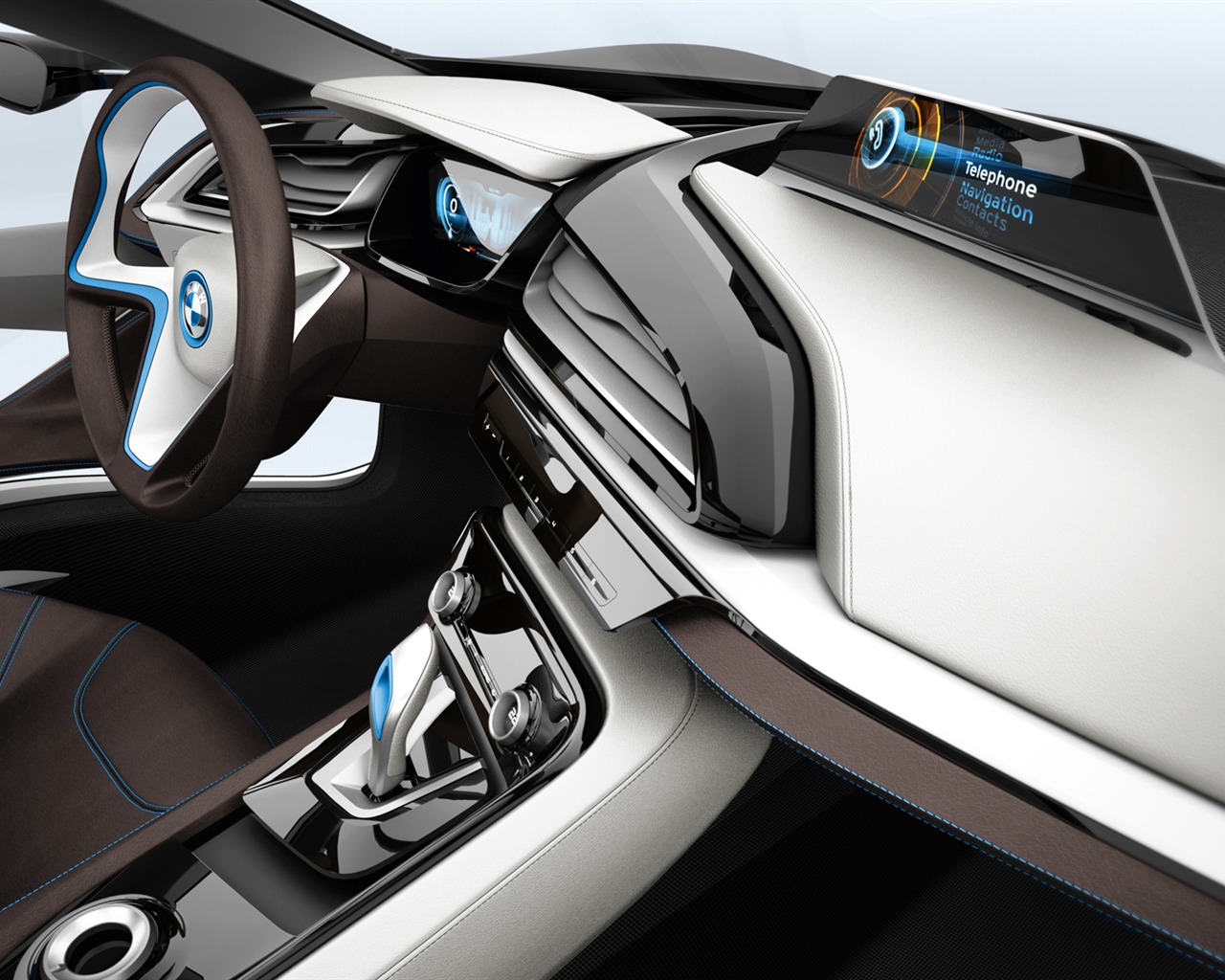 BMW i8 개념 - 2011의 HD 배경 화면 #35 - 1280x1024