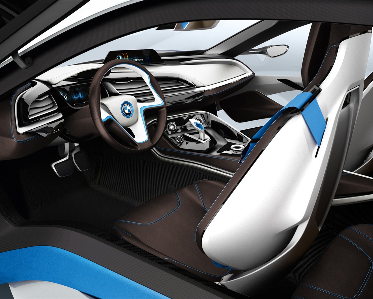BMW i8 Concept - 2011 宝马37 - 1280x1024