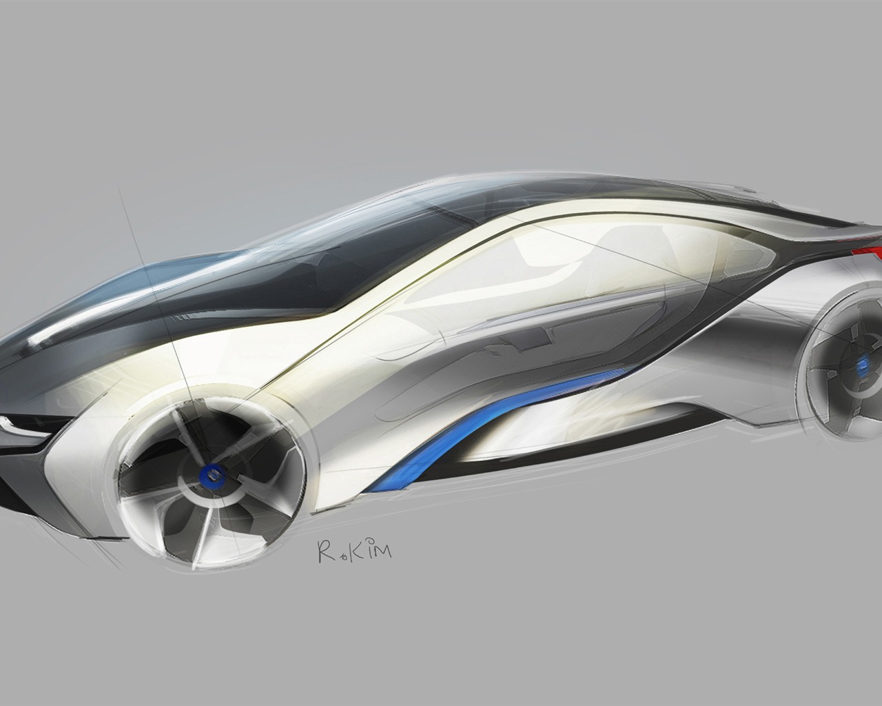 BMW i8 Concept - 2011 寶馬 #41 - 1280x1024