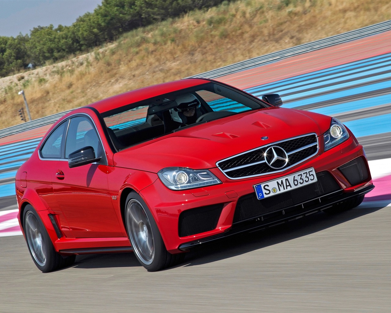 Mercedes-Benz C63 AMG Coupe Black Series - 2011 奔馳 #15 - 1280x1024