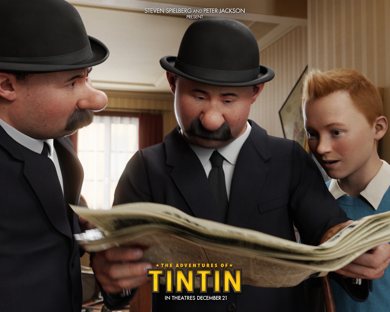 The Adventures of Tintin 丁丁歷險記高清壁紙 #8 - 1280x1024