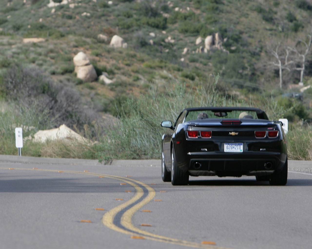 Chevrolet Camaro Convertible - 2010 雪佛兰14 - 1280x1024