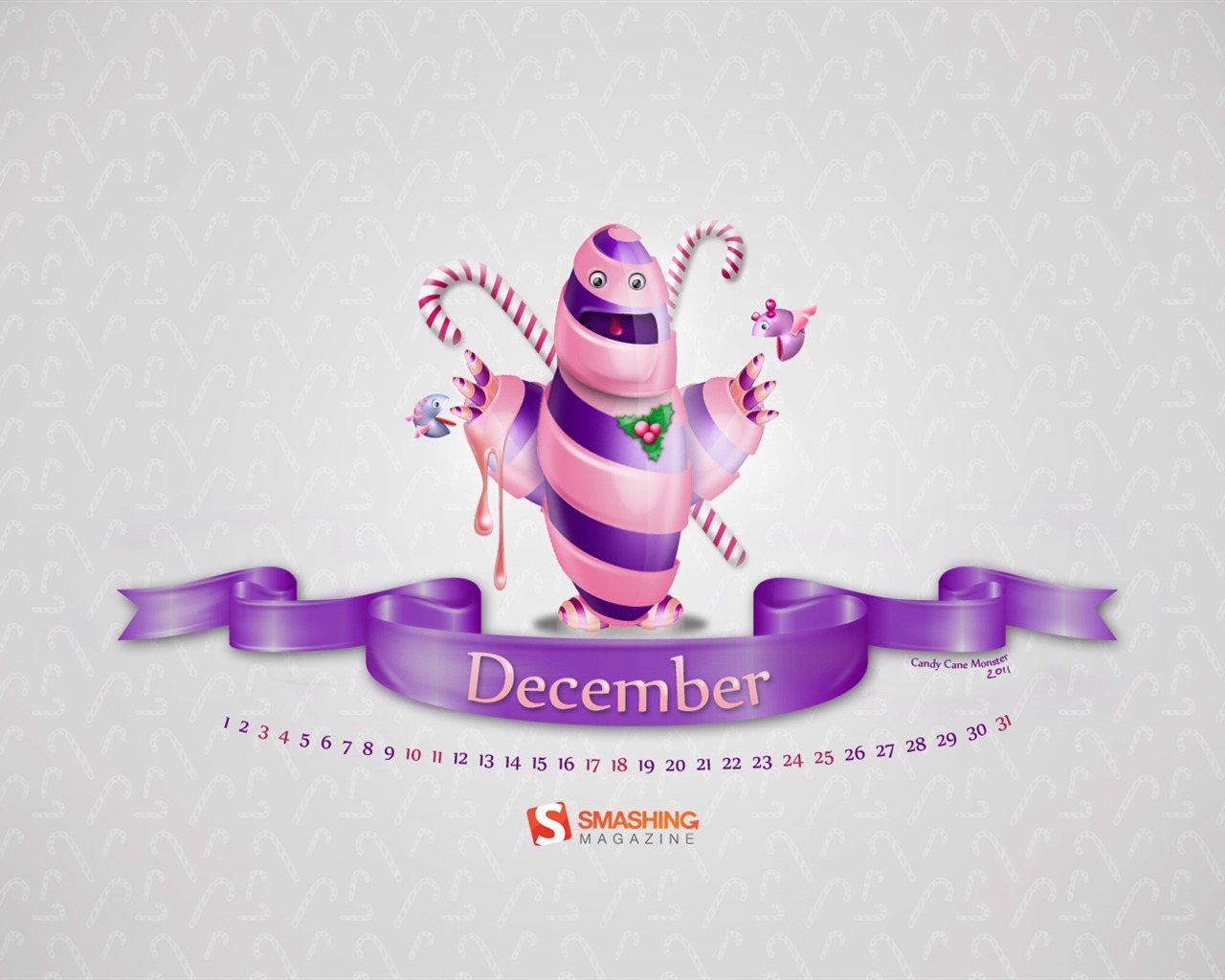 Dezember 2011 Kalender Wallpaper (1) #4 - 1280x1024