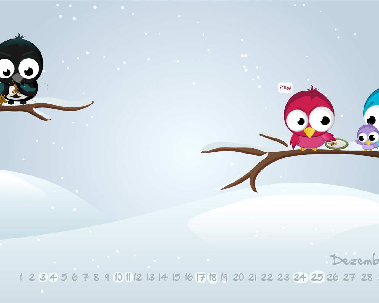 December 2011 Calendar wallpaper (1) #5 - 1280x1024