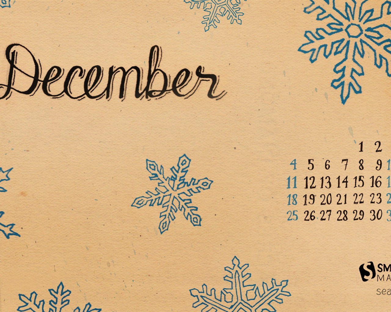 Dezember 2011 Kalender Wallpaper (1) #12 - 1280x1024