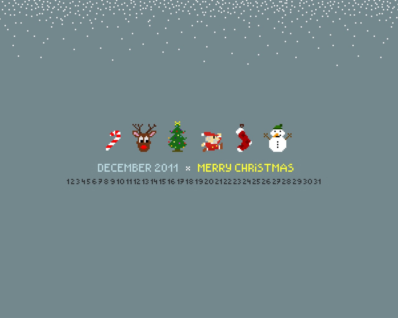 Dezember 2011 Kalender Wallpaper (2) #6 - 1280x1024