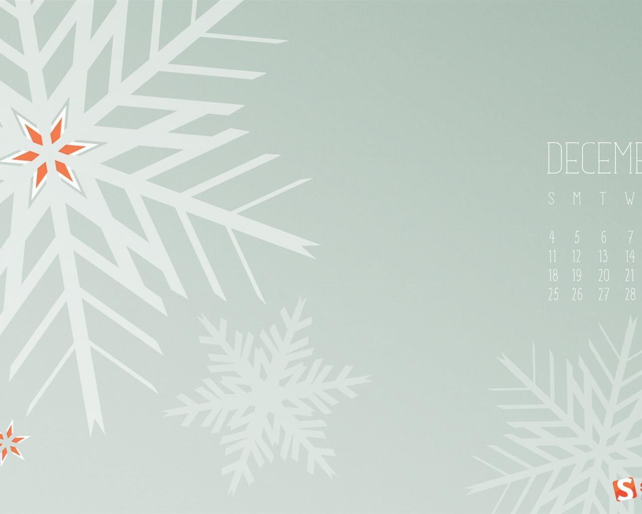 Dezember 2011 Kalender Wallpaper (2) #14 - 1280x1024