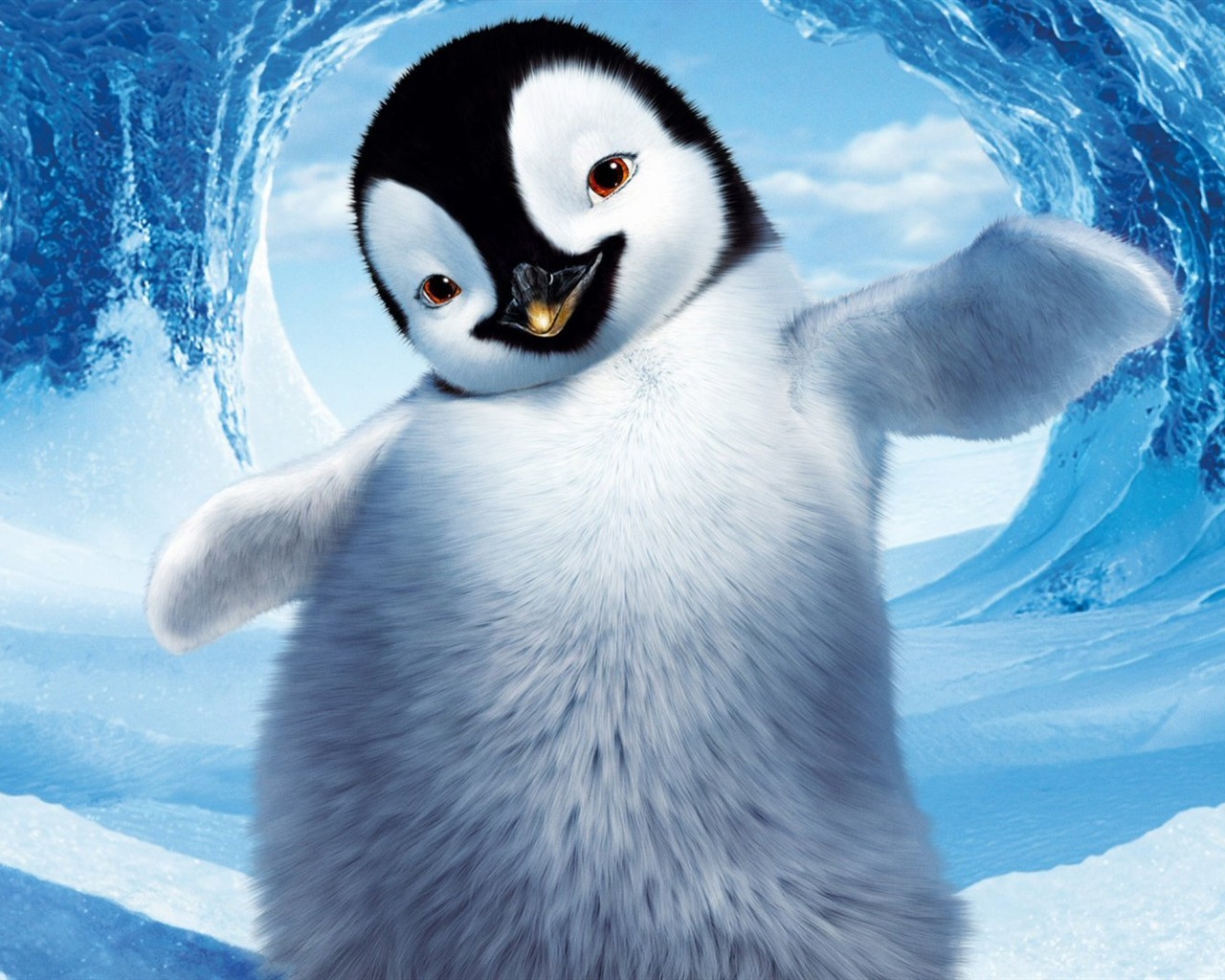 Happy Feet Two 快乐的大脚2 高清壁纸2 - 1280x1024