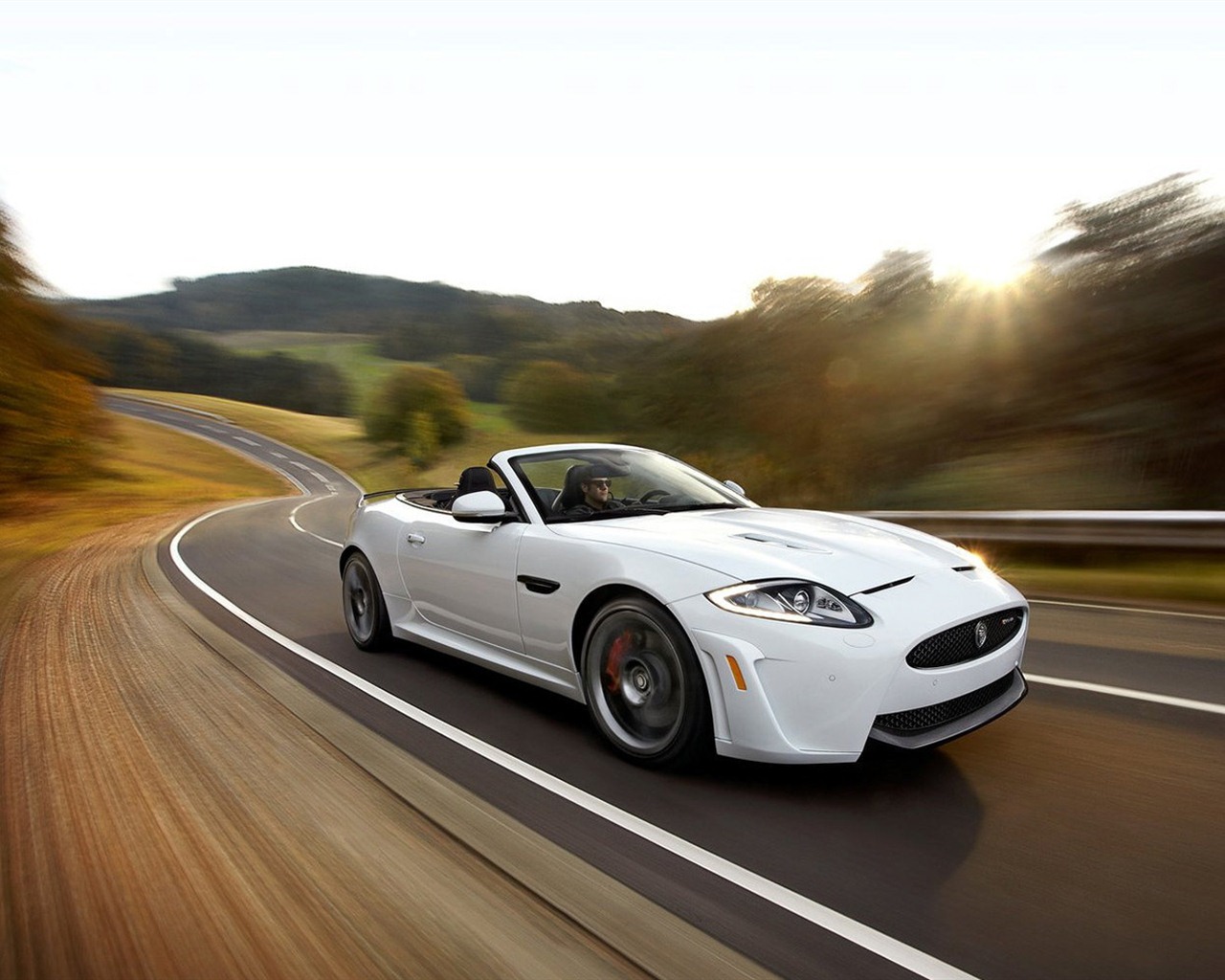 2013 捷豹XK XKR-S Convertible跑車壁紙 #5 - 1280x1024