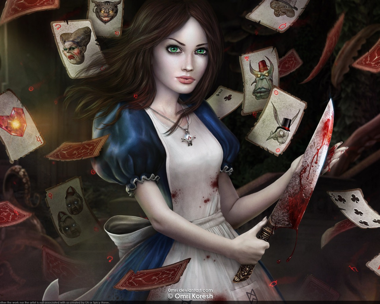 Alice: Madness Devoluciones fondos de pantalla HD #9 - 1280x1024