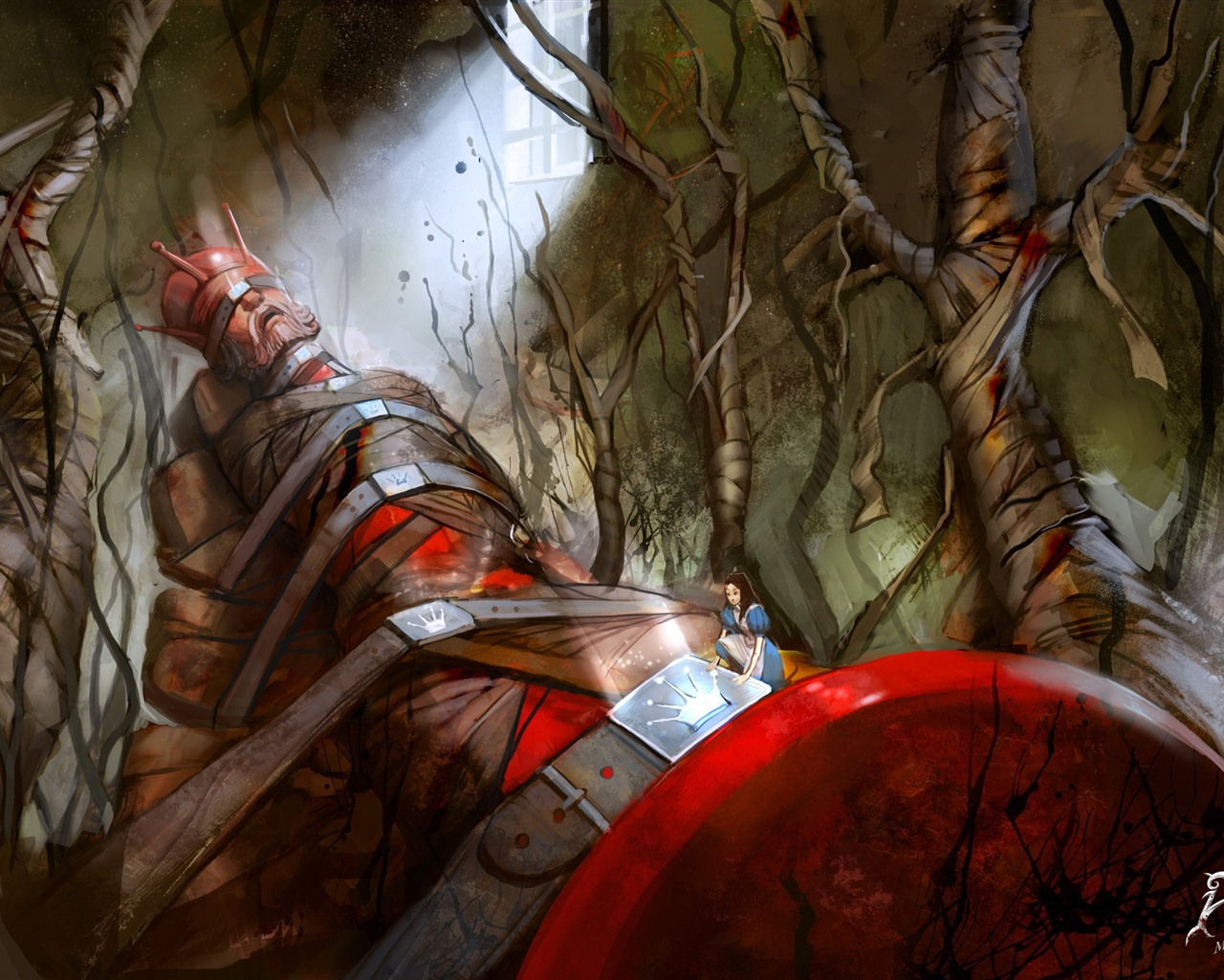 Alice: Madness Devoluciones fondos de pantalla HD #12 - 1280x1024