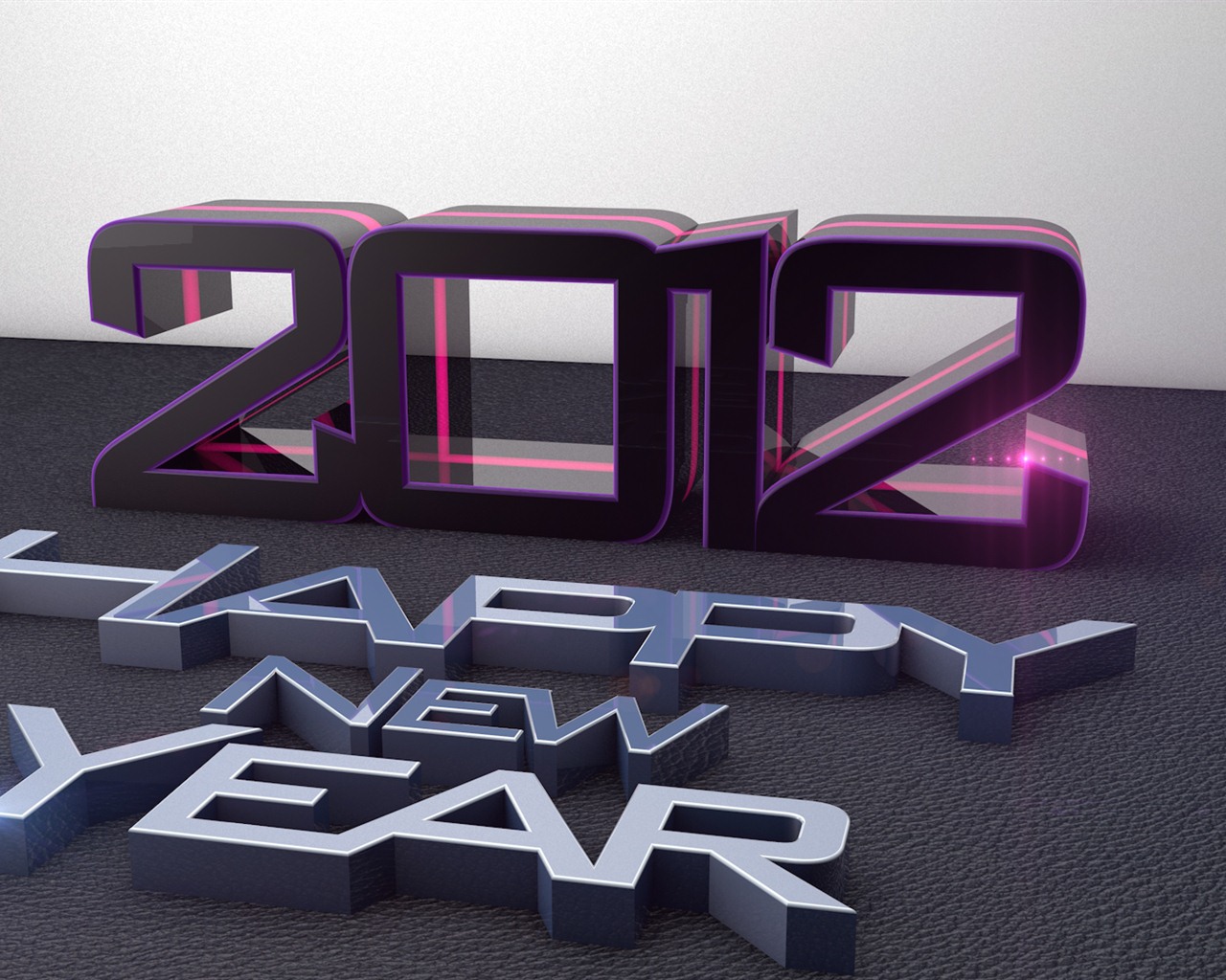 2012 New Year wallpapers (1) #6 - 1280x1024