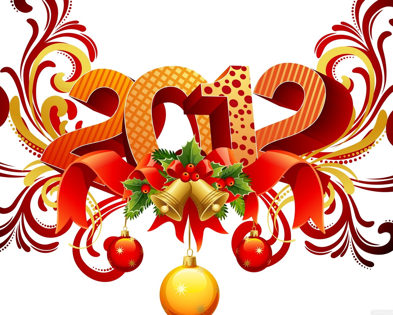 2012 新年主題壁紙(一) #9 - 1280x1024