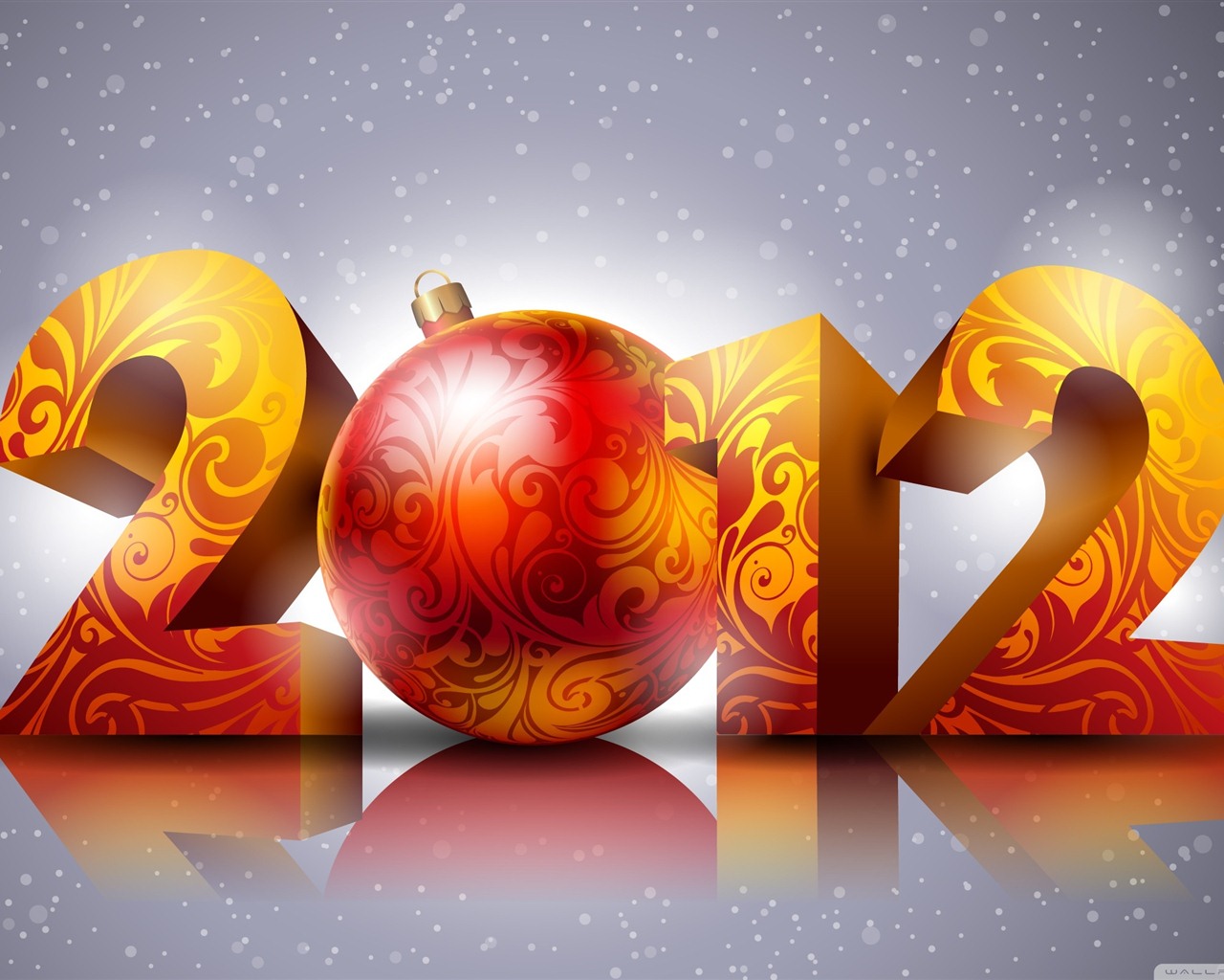 2012 New Year wallpapers (1) #10 - 1280x1024