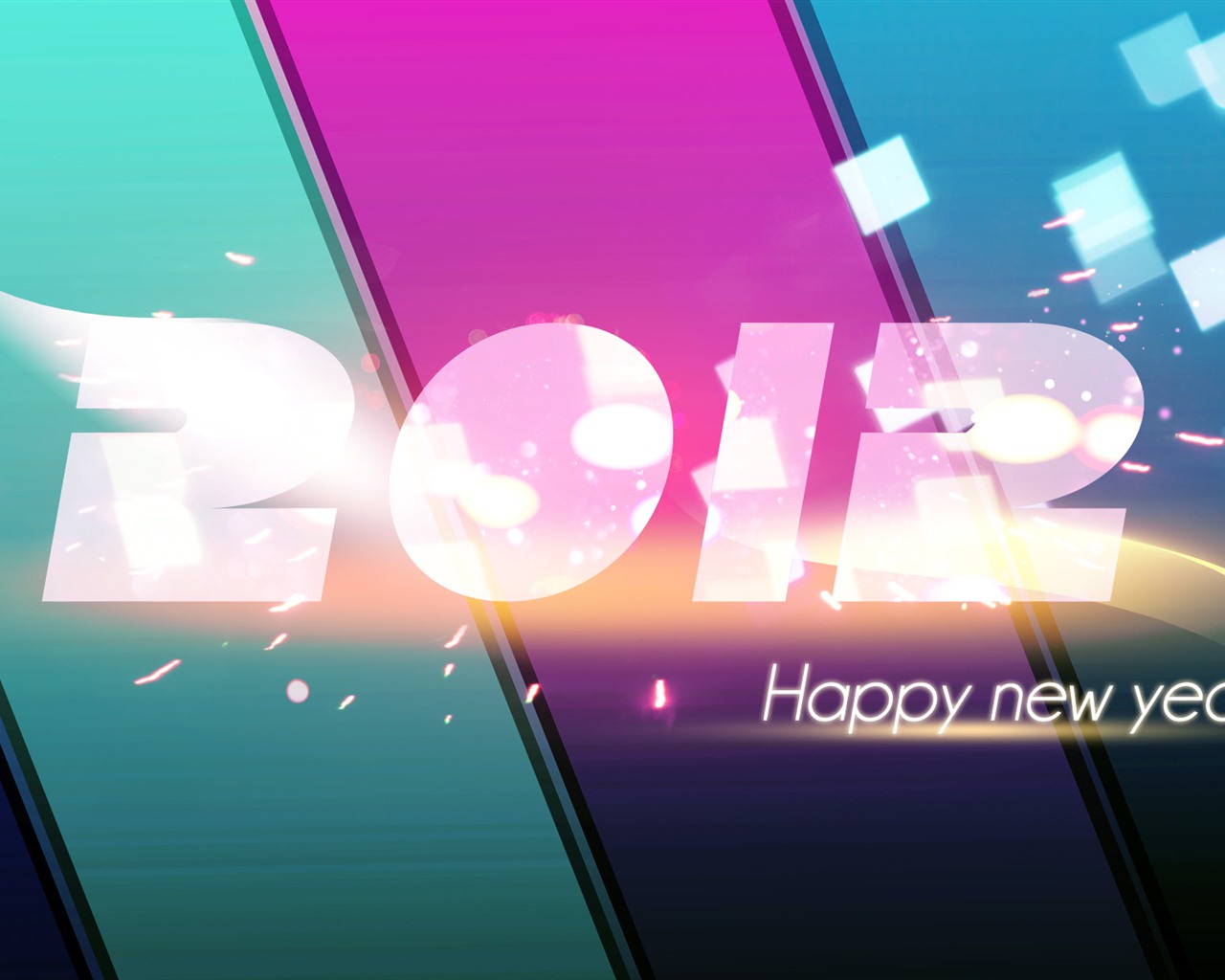 2012 New Year wallpapers (1) #14 - 1280x1024