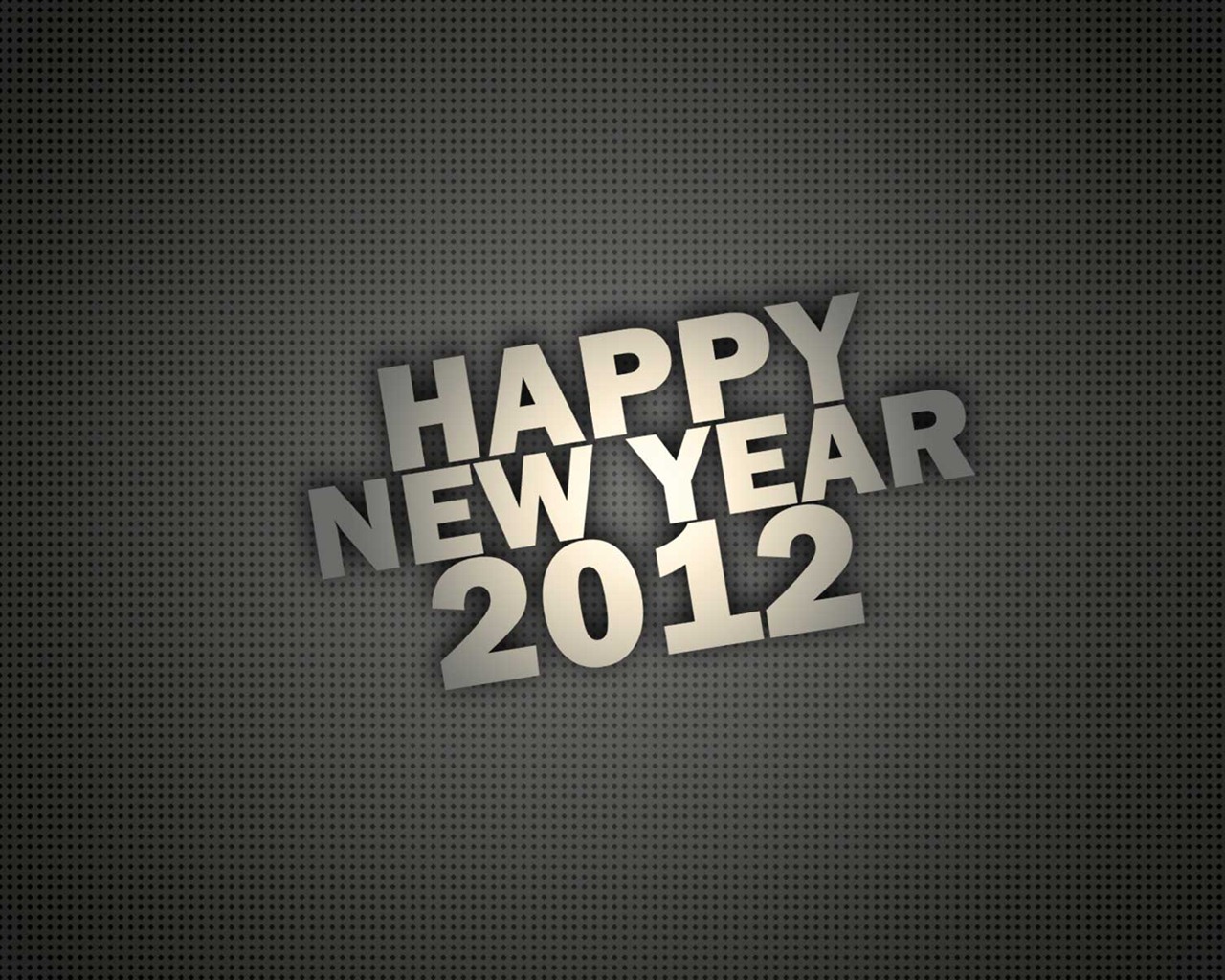 2012 New Year wallpapers (2) #4 - 1280x1024