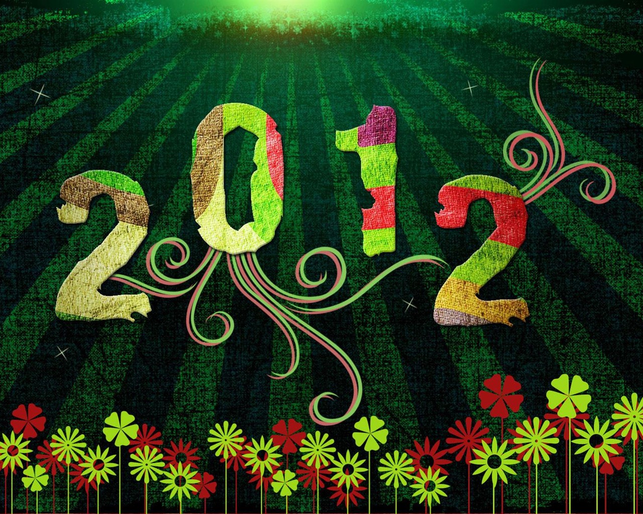 2012 Neues Jahr Tapeten (2) #9 - 1280x1024