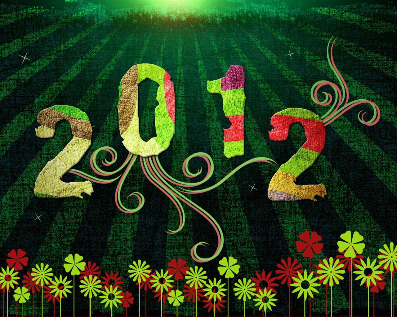 2012 新年主題壁紙(二) #9 - 1280x1024