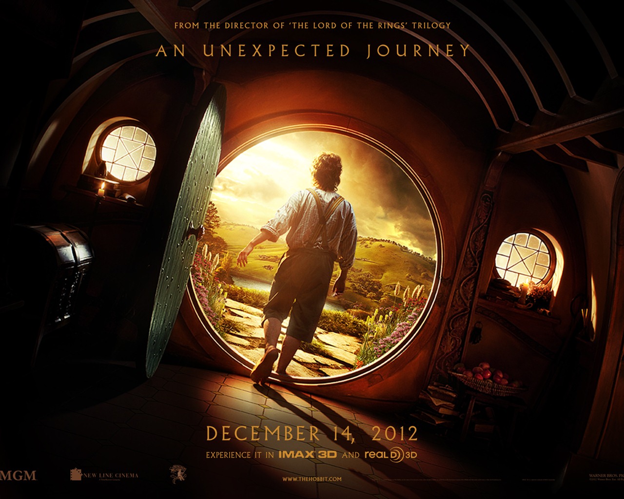 El Hobbit: Un viaje inesperado fondos de pantalla HD #15 - 1280x1024