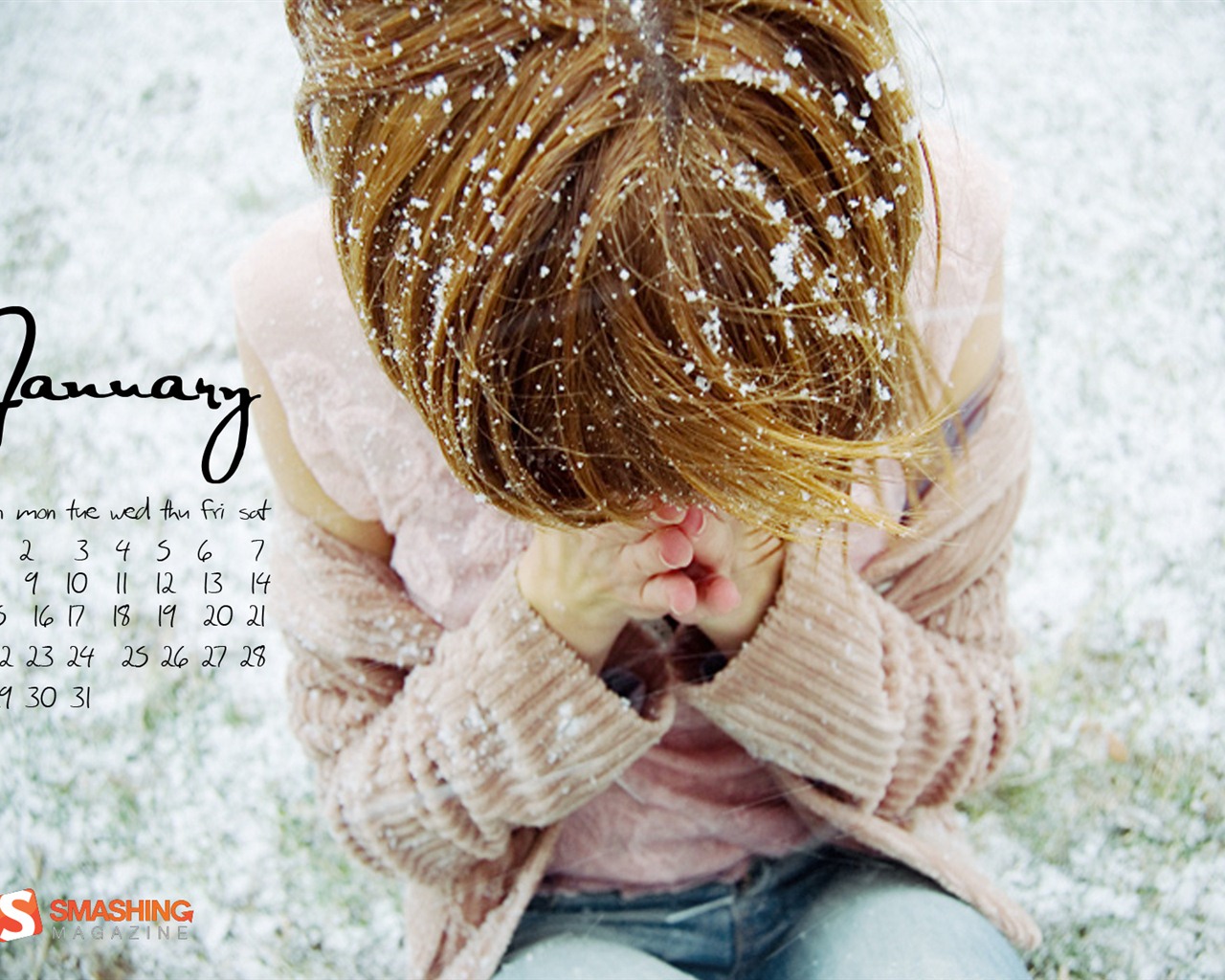 Januar 2012 Kalender Wallpapers #8 - 1280x1024