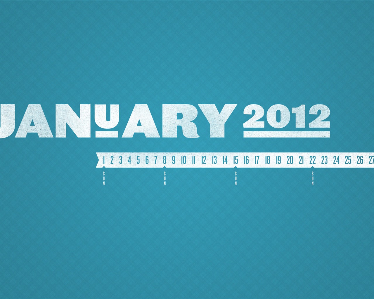 2012年1月 月曆壁紙 #19 - 1280x1024