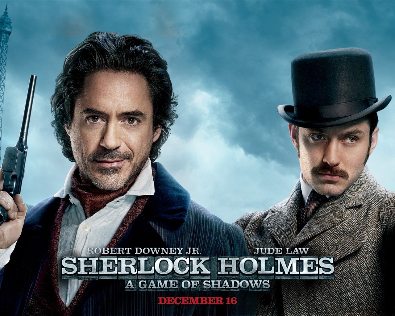 Sherlock Holmes: un jeu de fonds d'écran HD Ombres #1 - 1280x1024