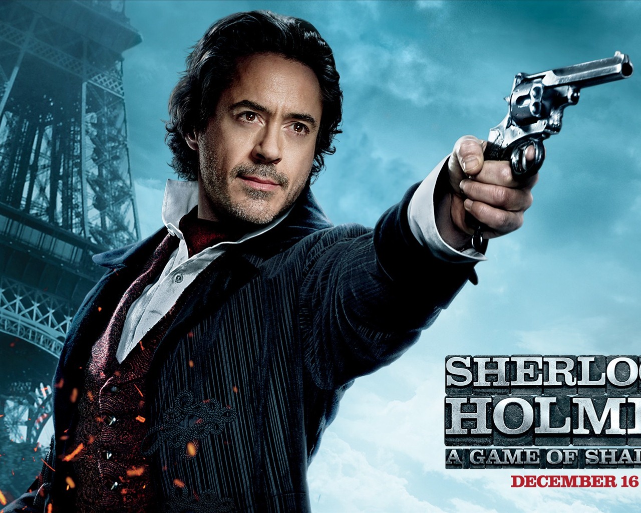 Sherlock Holmes: un jeu de fonds d'écran HD Ombres #2 - 1280x1024