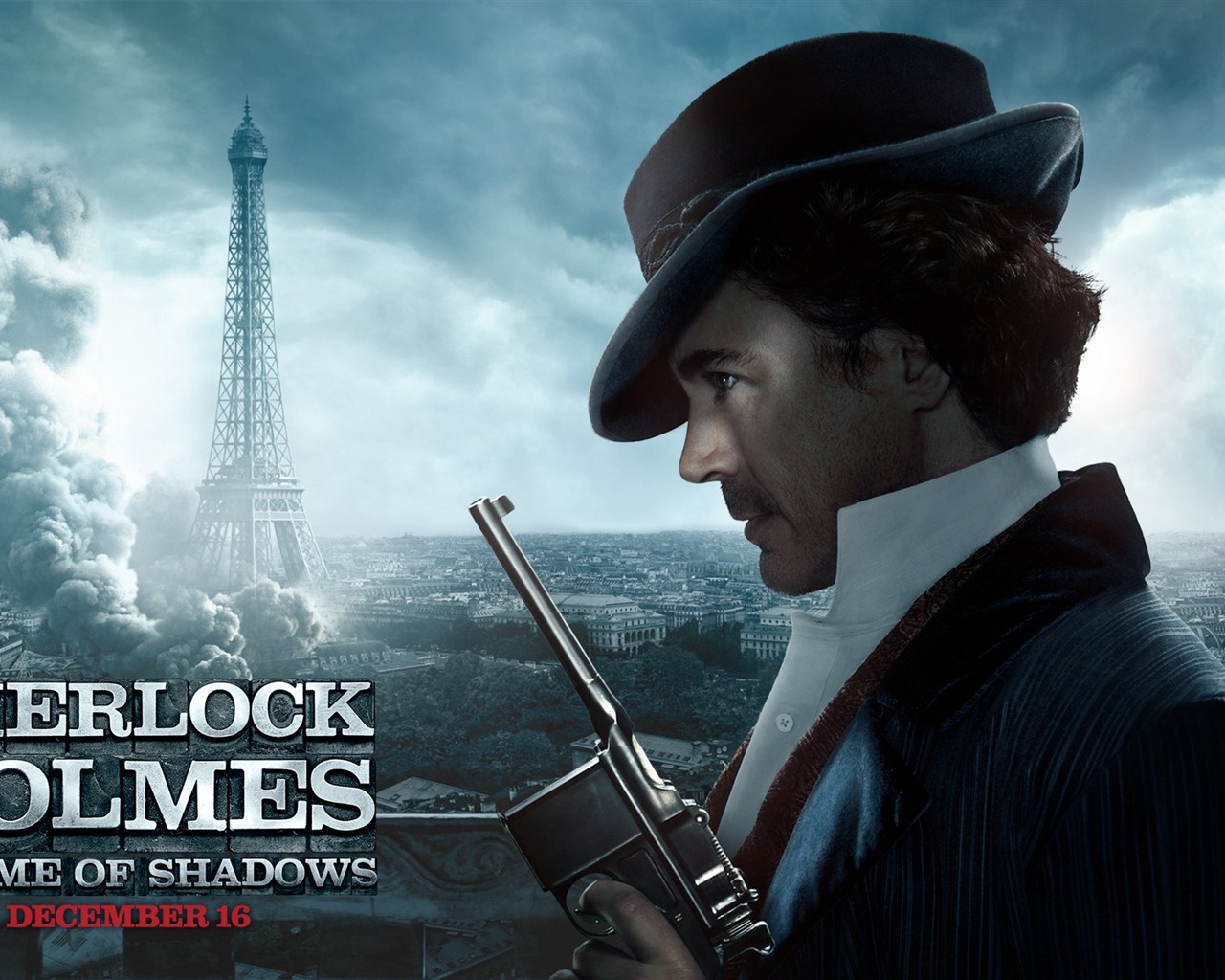 Sherlock Holmes: un jeu de fonds d'écran HD Ombres #6 - 1280x1024