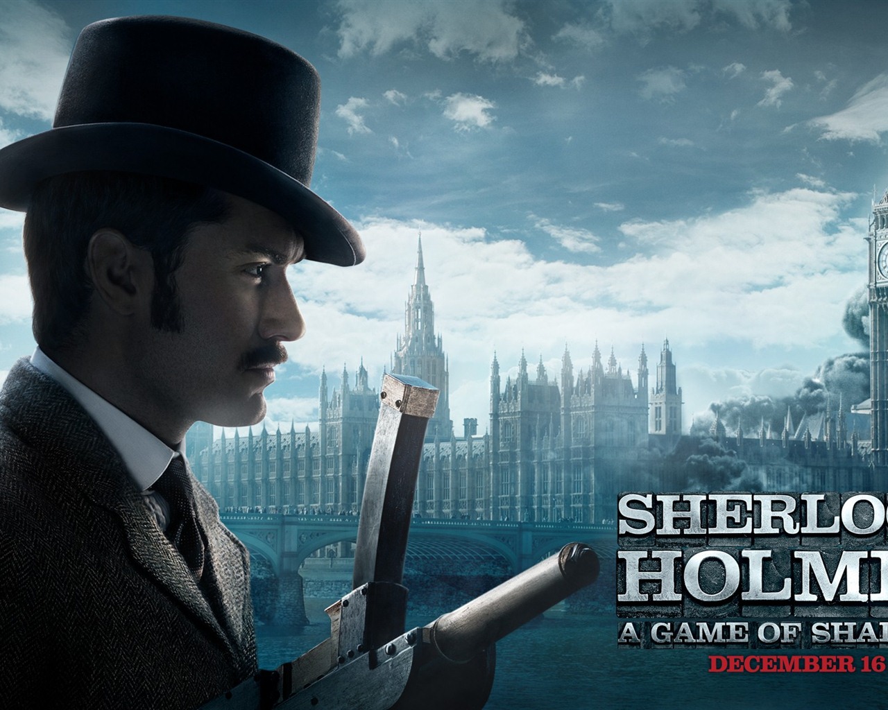 Sherlock Holmes: un jeu de fonds d'écran HD Ombres #7 - 1280x1024