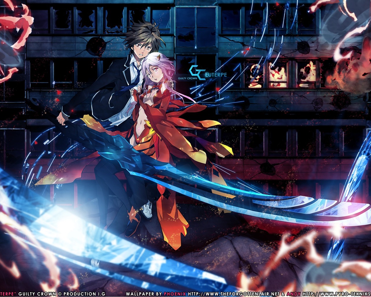 Guilty Crown 罪惡王冠 高清壁紙 #13 - 1280x1024