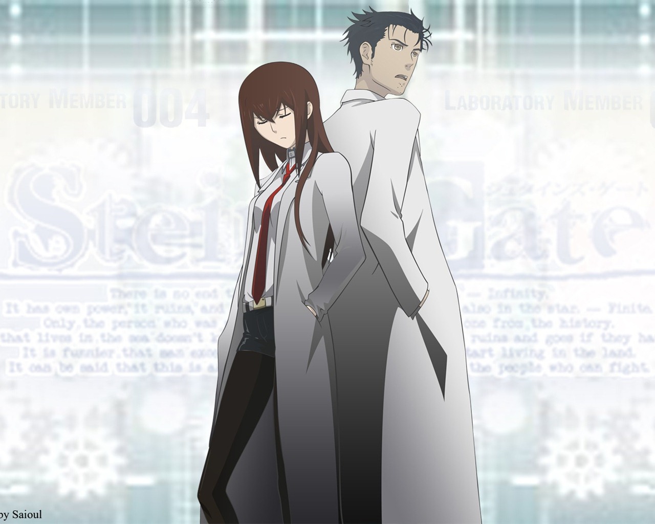 Steins Gate HD tapety na plochu #16 - 1280x1024