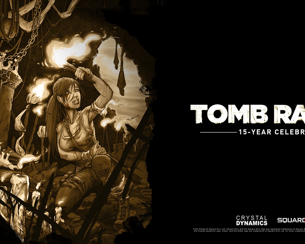 Tomb Raider 15-Year Celebration 古墓麗影15週年紀念版高清壁紙 #6 - 1280x1024