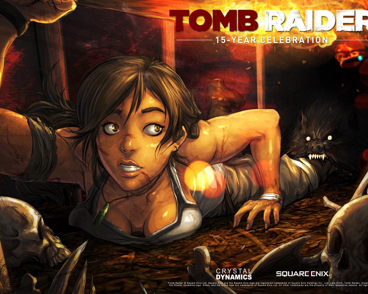 Tomb Raider 15 años de celebración de fondos de pantalla HD #10 - 1280x1024