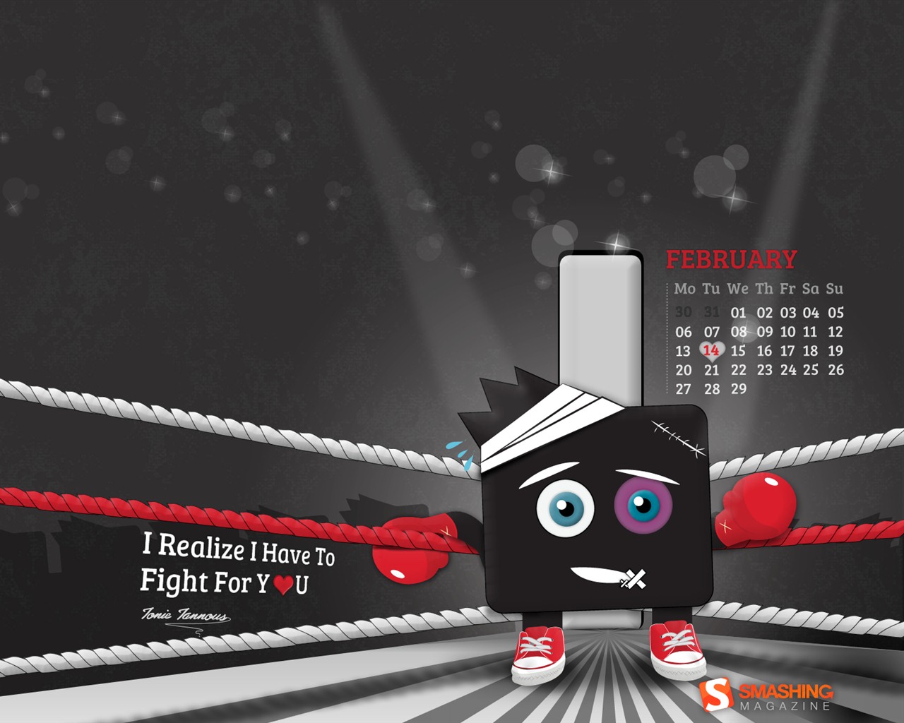 February 2012 Calendar Wallpaper (1) #15 - 1280x1024