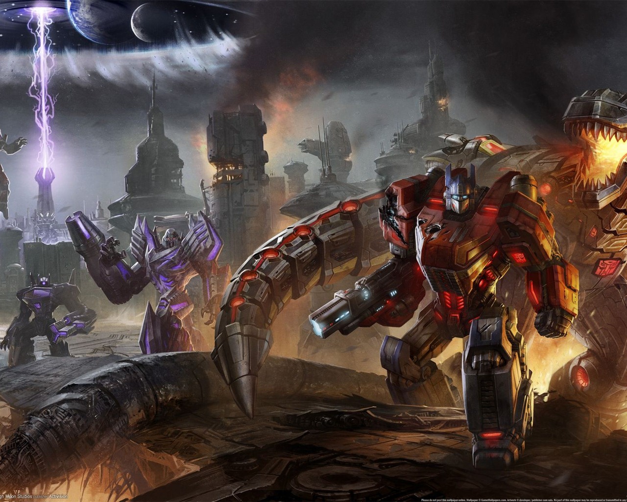Transformers: La caída de Cybertron fondos de pantalla de alta definición #4 - 1280x1024