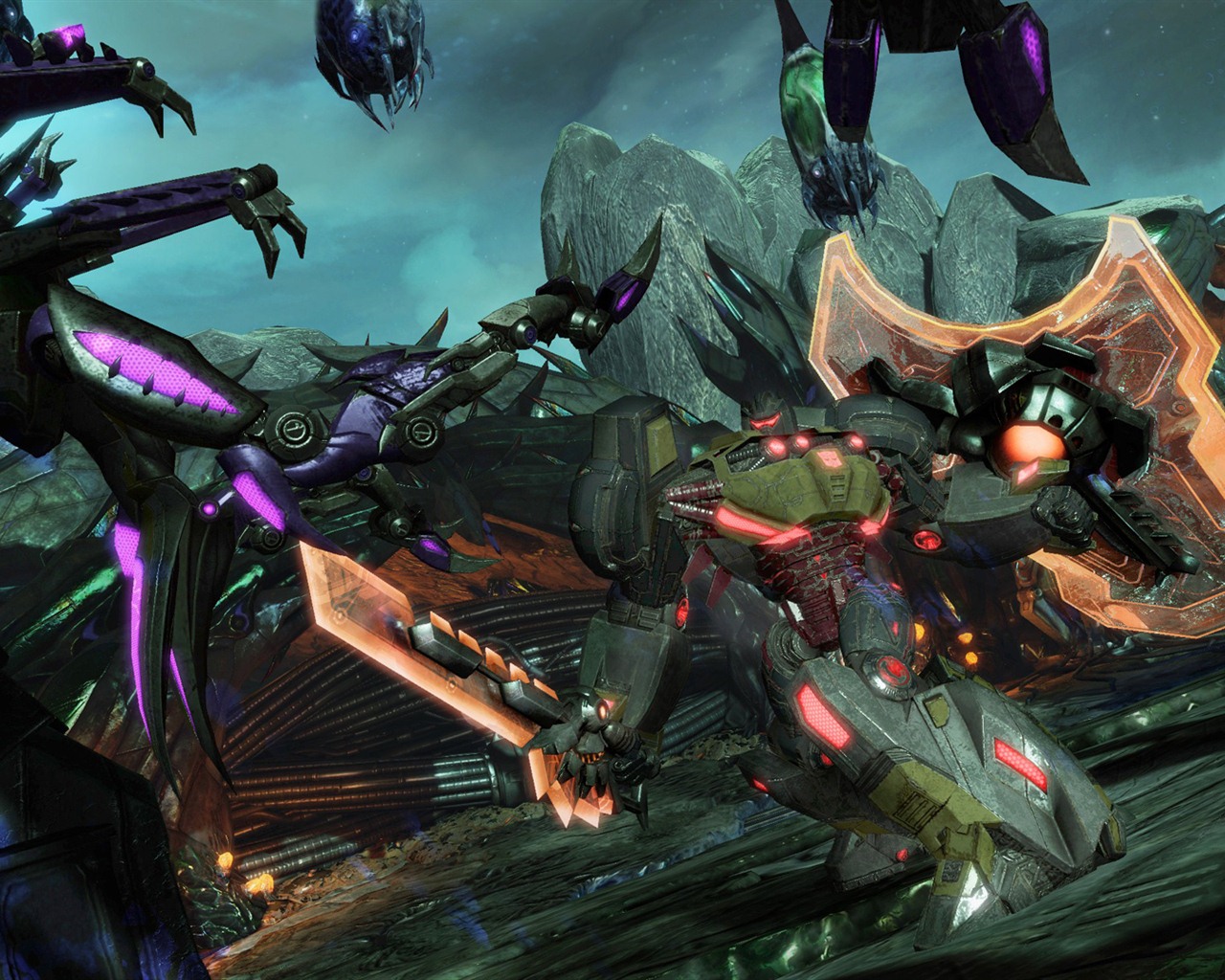Transformers: La caída de Cybertron fondos de pantalla de alta definición #12 - 1280x1024